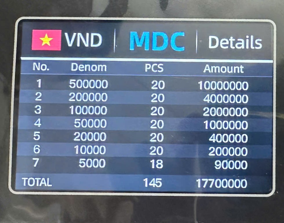 Máy đếm tiền