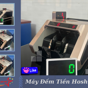 Máy đếm tiền Hoshico Pin sạc