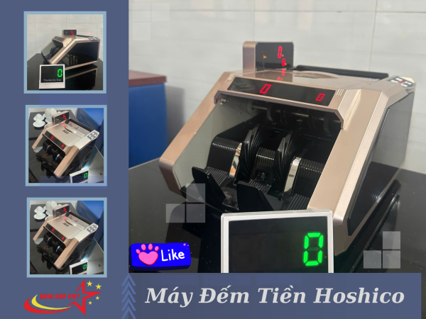 Máy đếm tiền Hoshico Pin sạc