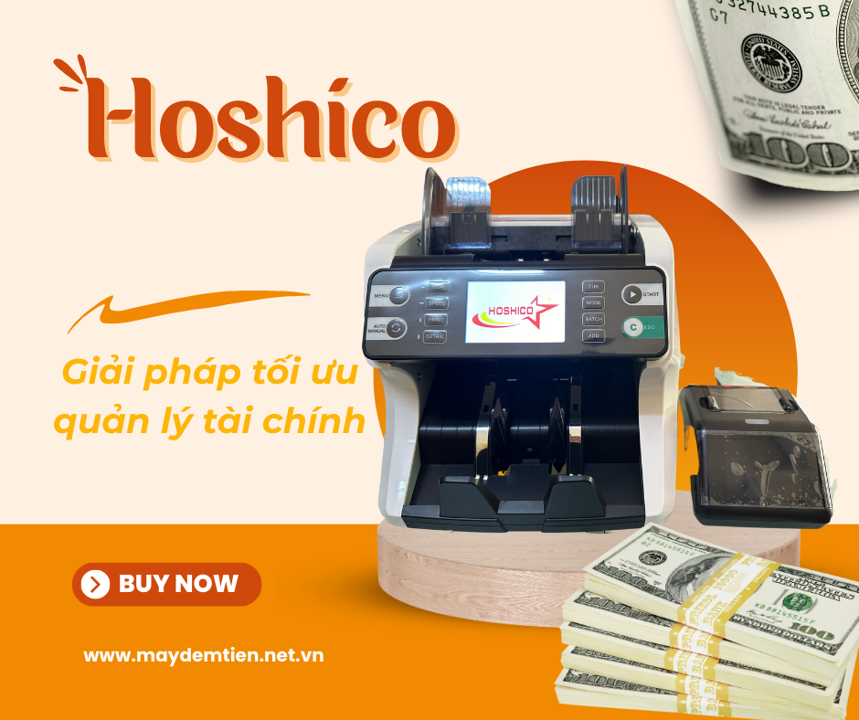 Máy đếm tiền Hoshico