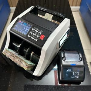 Máy đếm tiền Hoshico 8686 Pin sạc