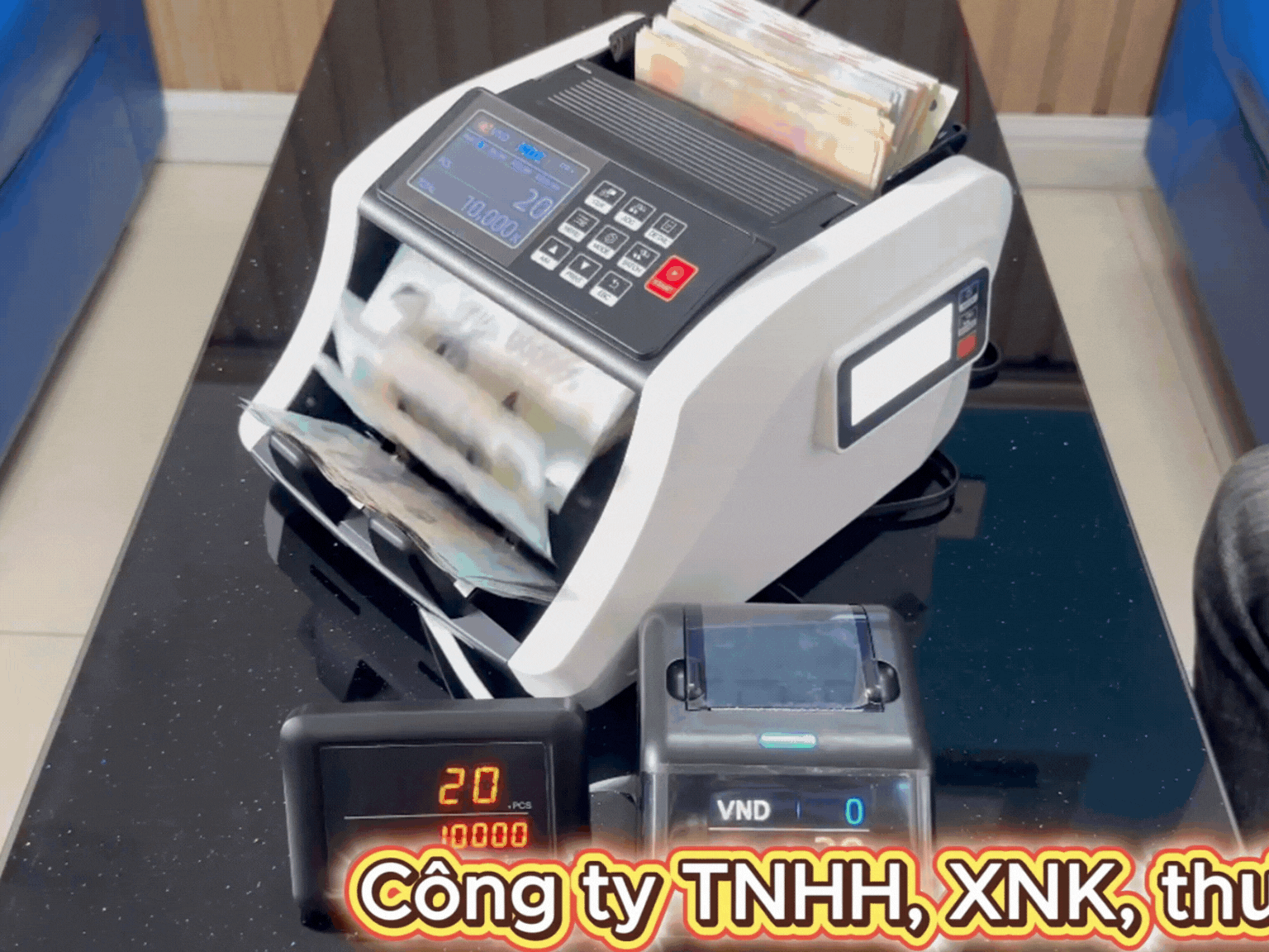 Máy đếm tiền Hoshico kiểm giả
