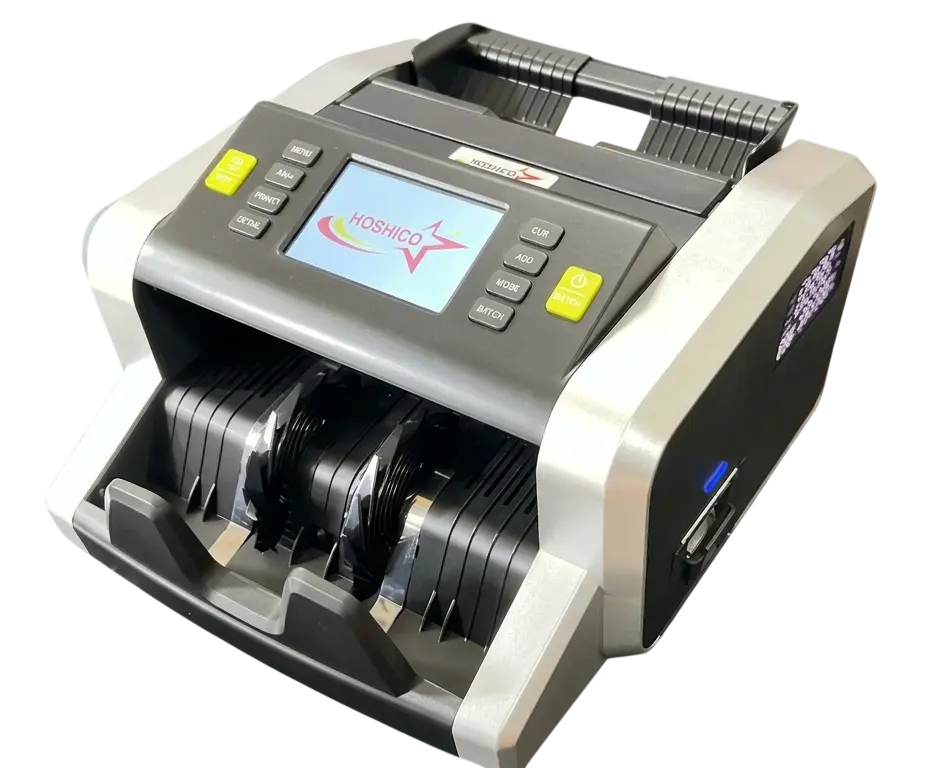 Máy đếm tiền Hoshico 8686 Pro logo thương hiệu hoshico