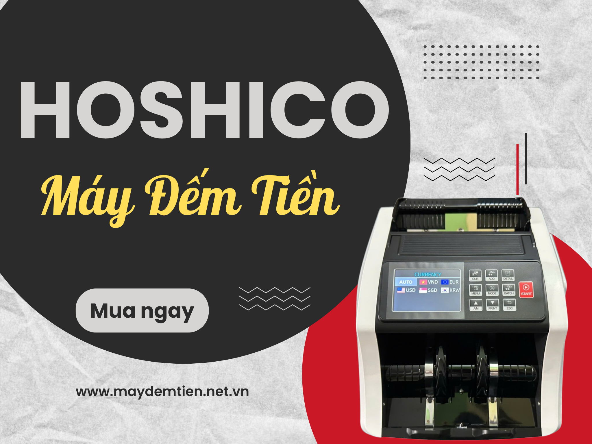 Máy đếm tiền Hoshico 8686