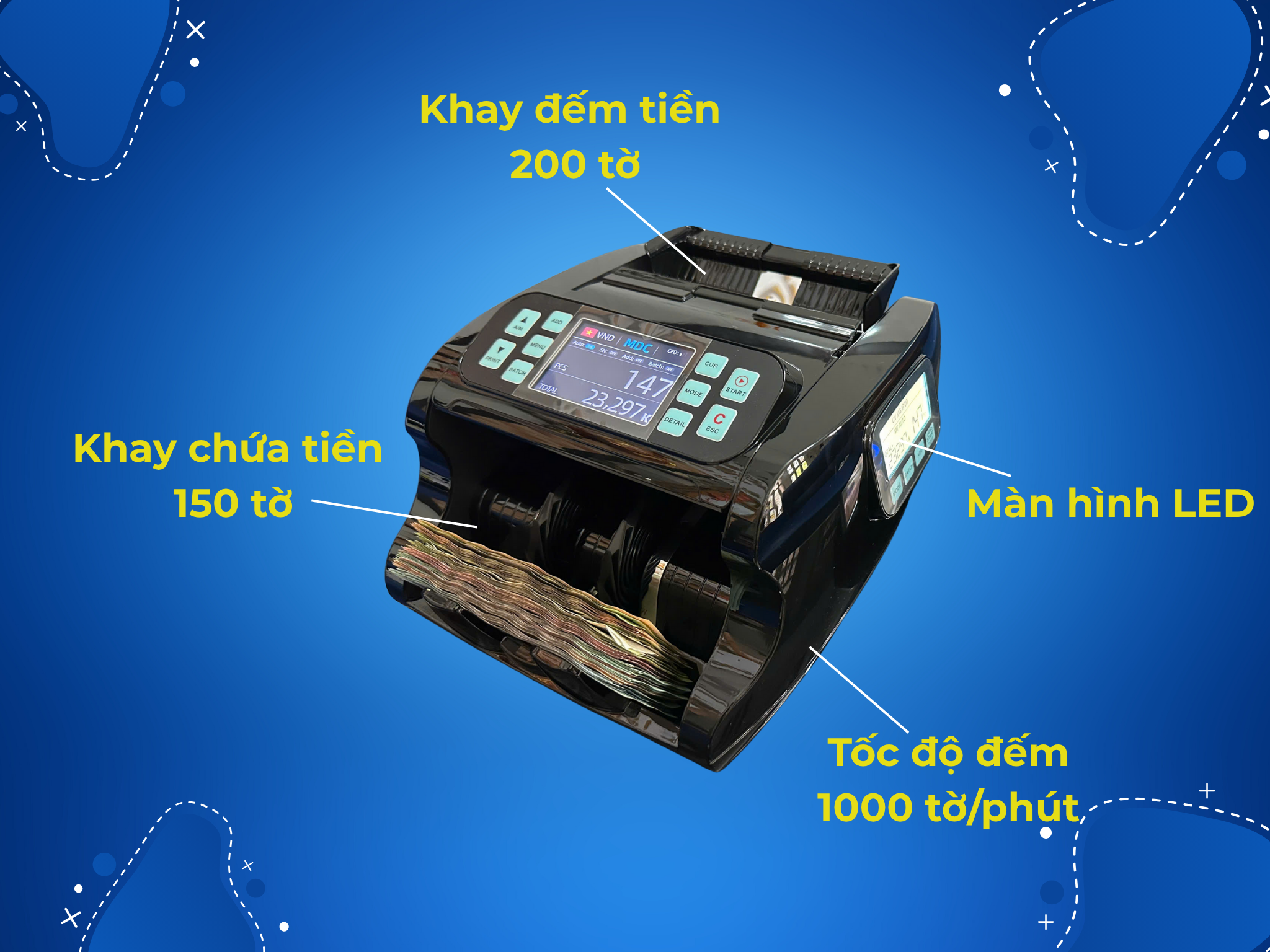 Sai lầm mua máy đếm tiền giá rẻ