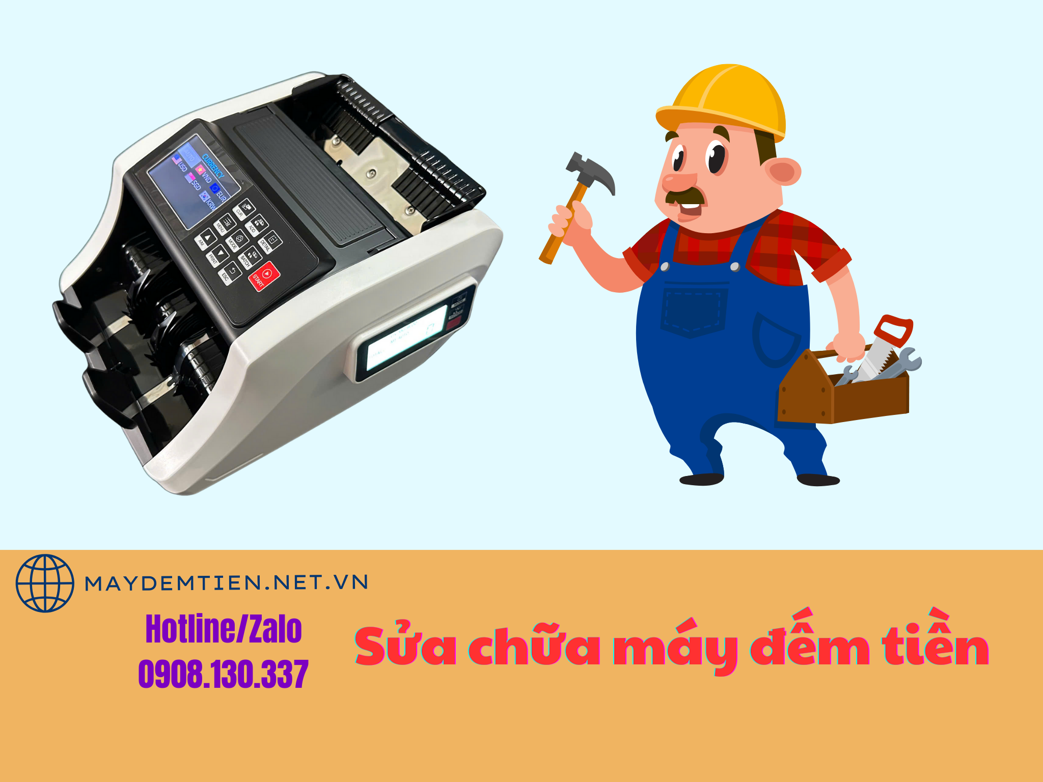 Bảo trì máy đếm tiền