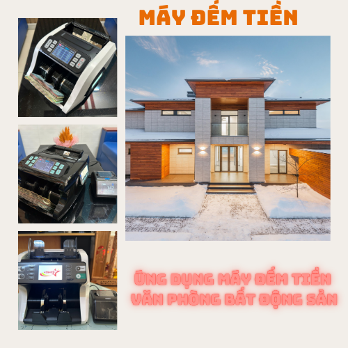 Máy đếm tiền cho văn phòng bất động sản CTY TNHH XNK TMDV NGÔI SAO VIỆT