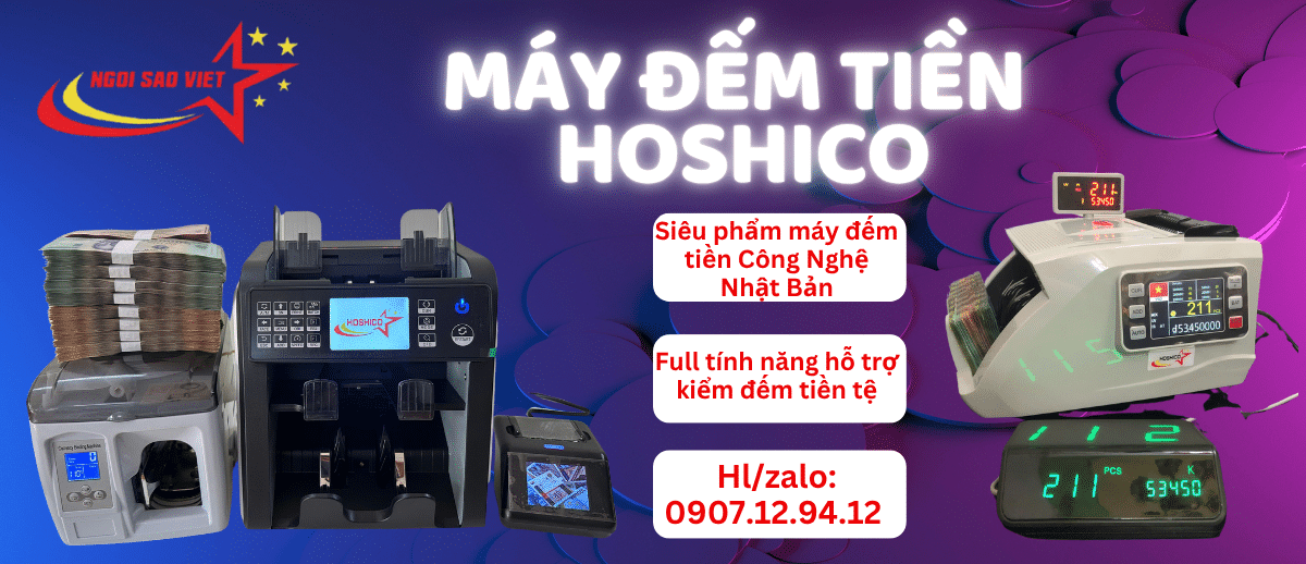 Máy đếm tiền Ngôi Sao Việt