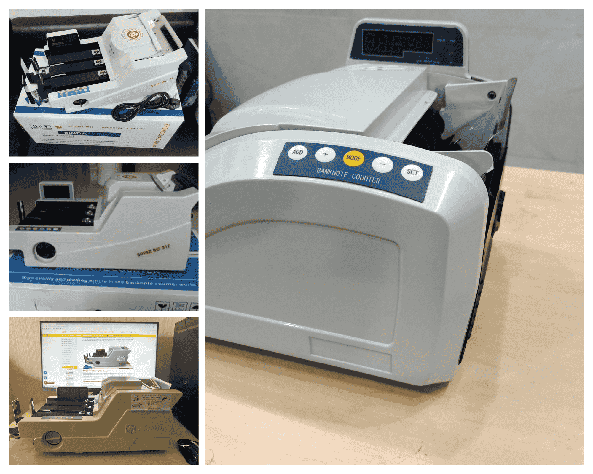 Bảng giá máy đếm tiền Xinda mới nhất - 2026 bảng giá máy đếm tiền Xinda mới nhất