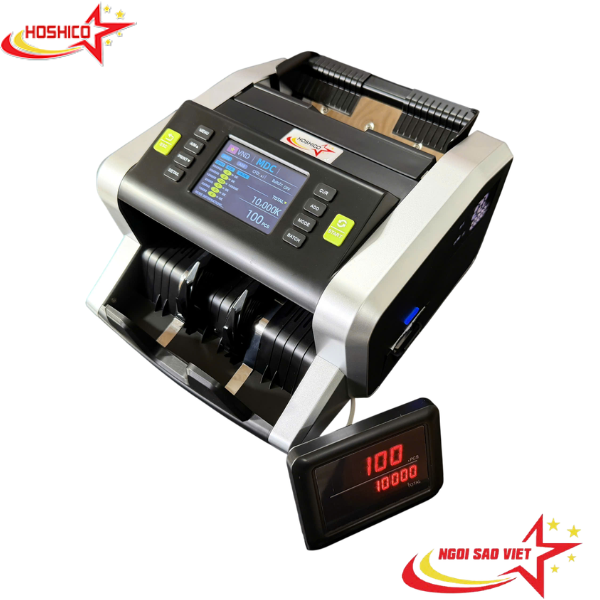 Máy đếm tiền Hoshico 8686 Pro máy đếm tiền kiểm tra tiền giả hoshico 8686 pro