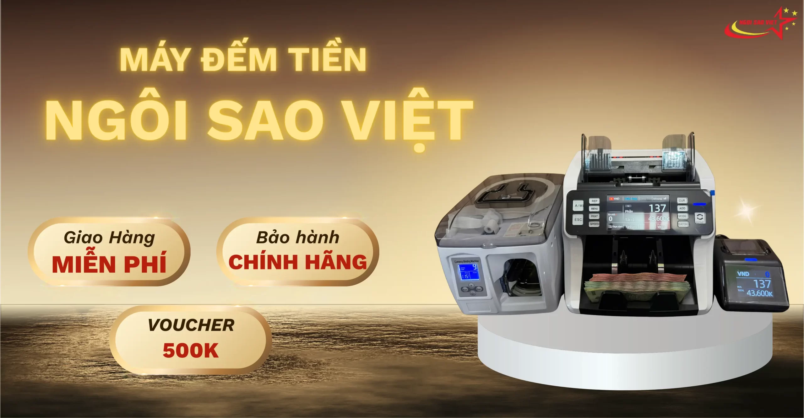 Máy đếm tiền Ngôi Sao Việt