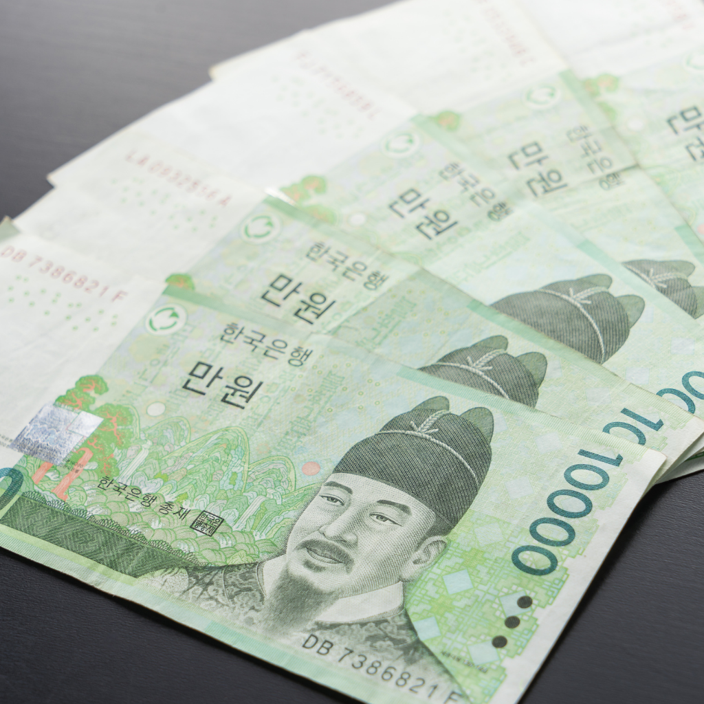 Mệnh giá ngoại tệ Hàn Quốc