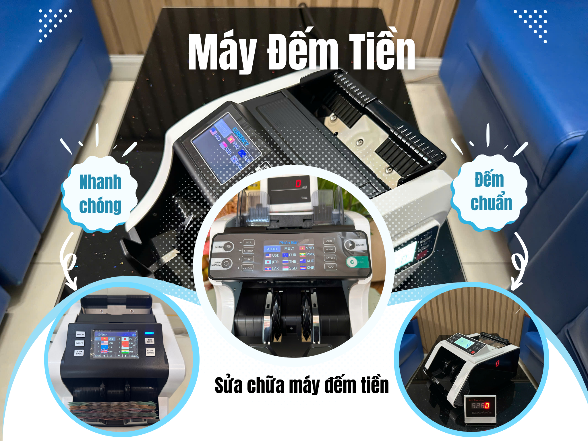 Bảo trì máy đếm tiền