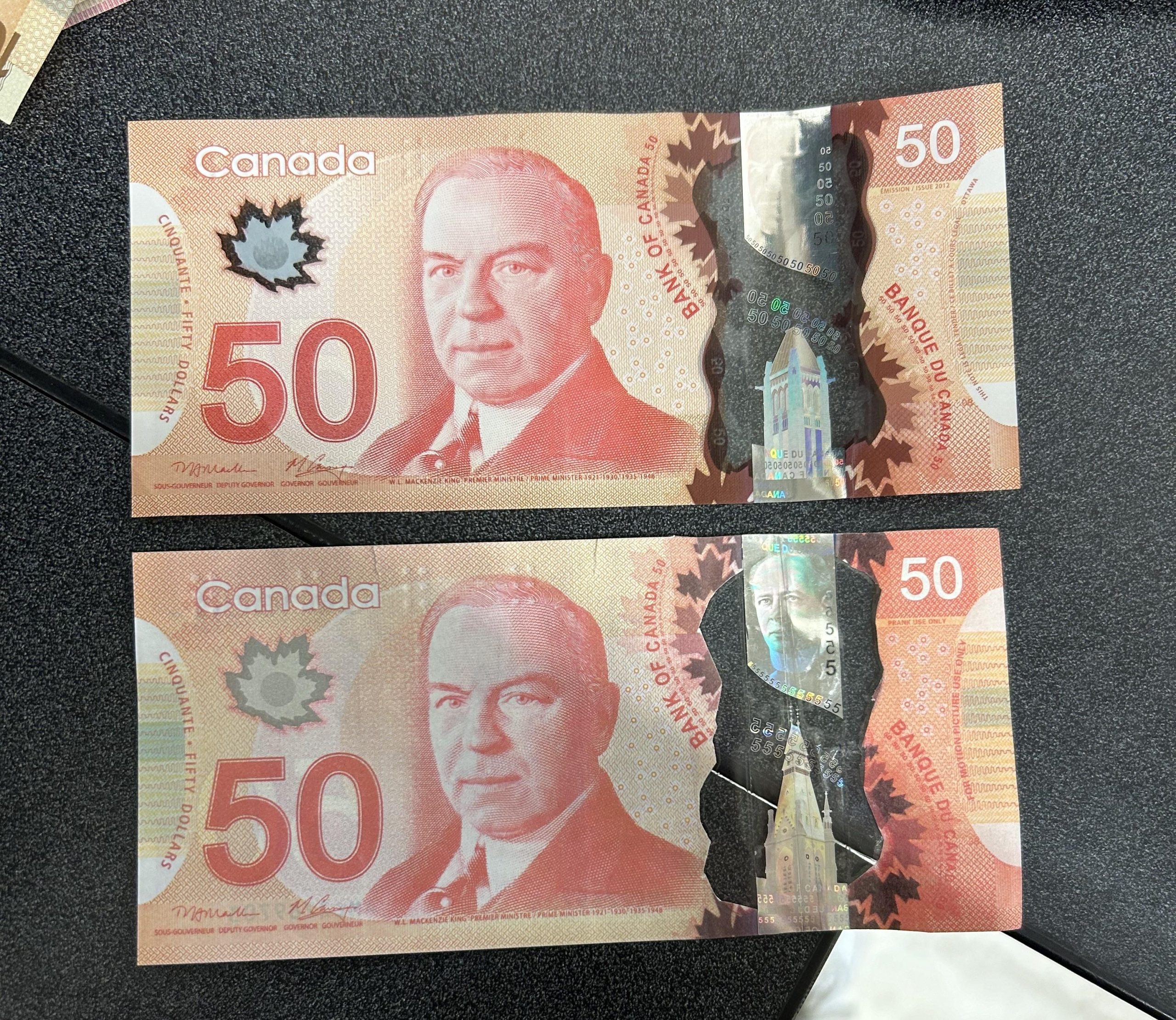 canada dollar fake