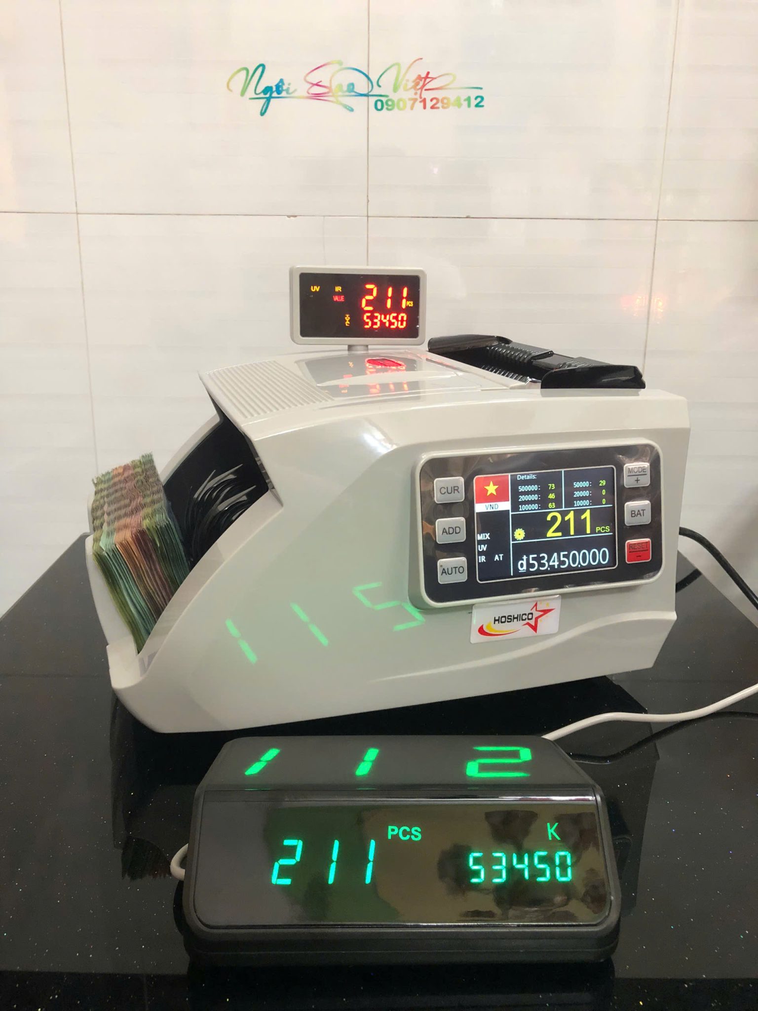 Hướng dẫn sử dụng máy đếm tiền Hoshico tại nhà Hoshico 7979